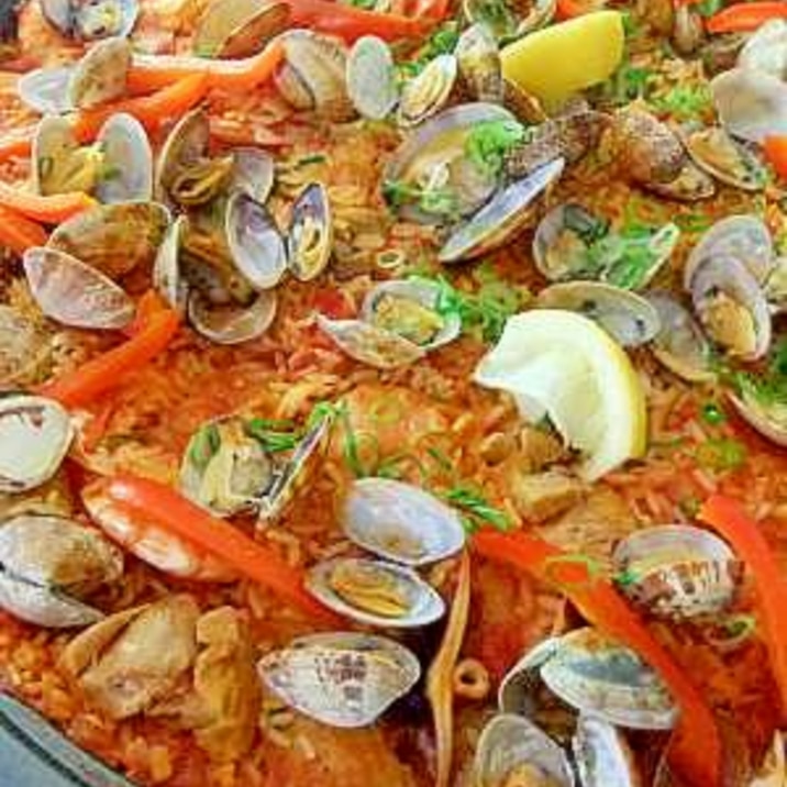 スペインごはん 魚介たっぷりパエリア レシピ 作り方 By カムトフニャンフニャン 楽天レシピ スペインごはん 魚介たっぷりパエリア レシピ 作り方 By カムトフニャンフニャン 楽天レシピ